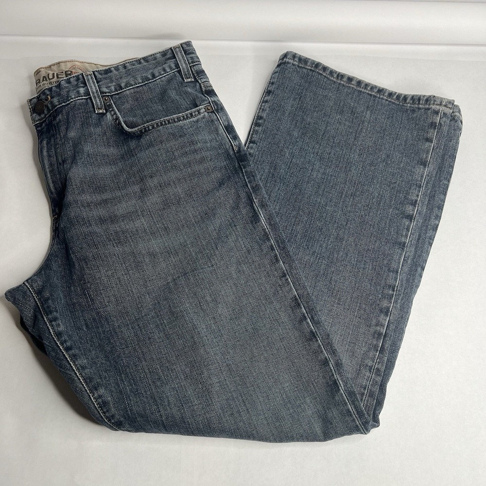Eddie Bauer OutdoorOutfitter Men's 36x32 Bootcut Leg Medium Blue Denim Jeans USA